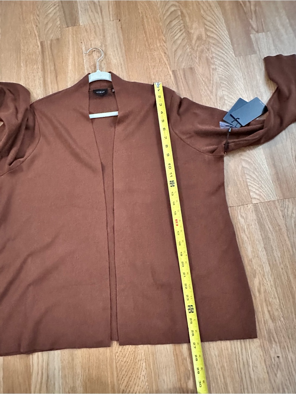 Cyrus Open-Front Rust Jacket - Picture 9 of 9